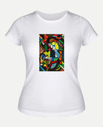 Rocker'daki Kız Kadın Tişört