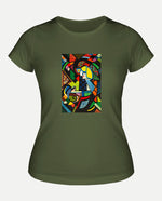 Rocker'daki Kız Kadın Tişört