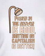 Sh*tting on capitalism Kadın Tişört