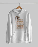 Sh*tting on capitalism Oversize Unisex Kapüşonlu Sweatshirt