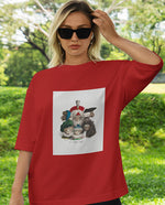 Tüylü Kediler Oversize Tişört