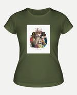 Tüylü Köpekler Kadın Tişört