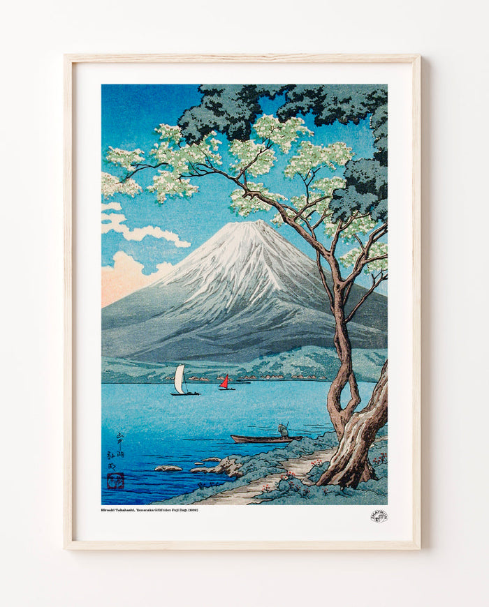 Yamanaka Gölü'nden Fuji Dağı, Poster