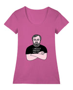 Zizek’in tercihi Geniş Yaka Tişört