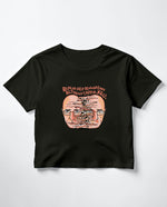 Michel Foucault Crop Tişört