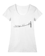 I Am Not Alone Geniş Yaka Tişört