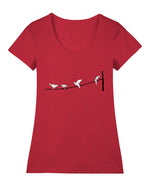 I Am Not Alone Geniş Yaka Tişört