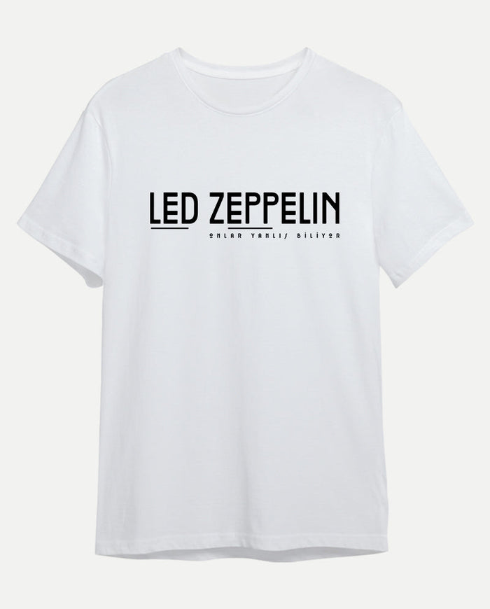 Led Zeppelin - Onlar Yanlış Biliyor Erkek Tişört