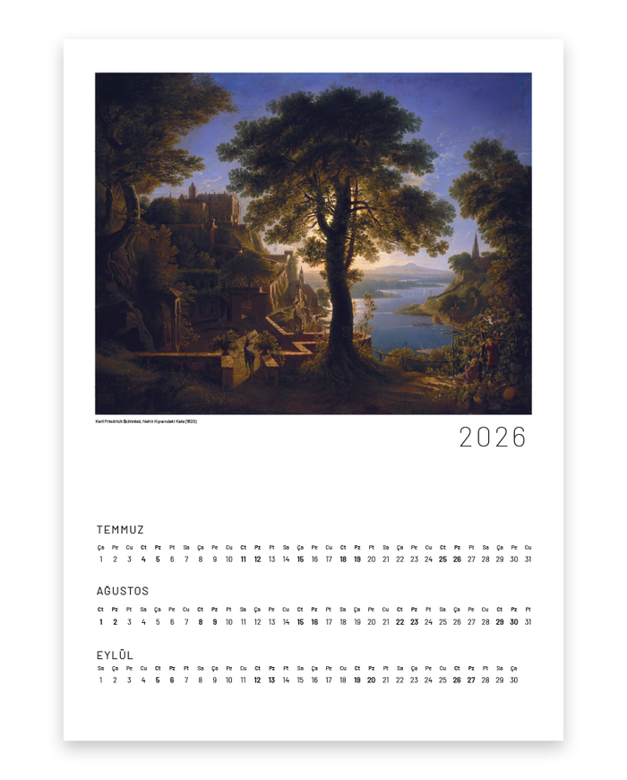 Nehir Kıyısındaki Kale 2026 Temmuz - Ağustos - Eylül Takvimi, Poster
