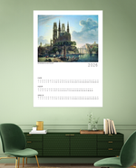 Su Kıyısındaki Gotik Katedral 2026 Ekim - Kasım - Aralık Takvimi, Poster