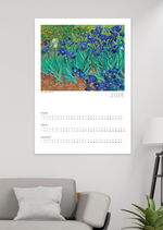 Van Gogh - Süsenler 2026 Nisan - Mayıs - Haziran Takvimi, Poster