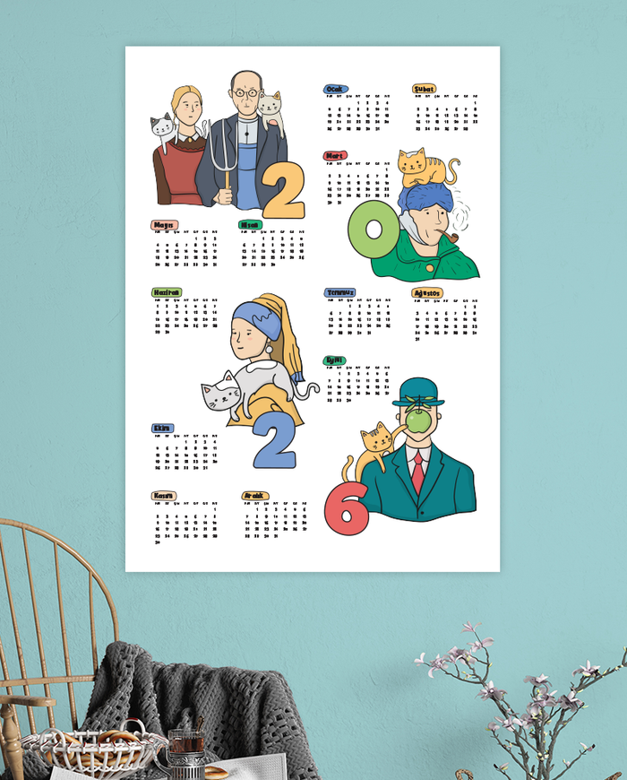 Sanat Miyavdır 2026 Takvimi, Poster