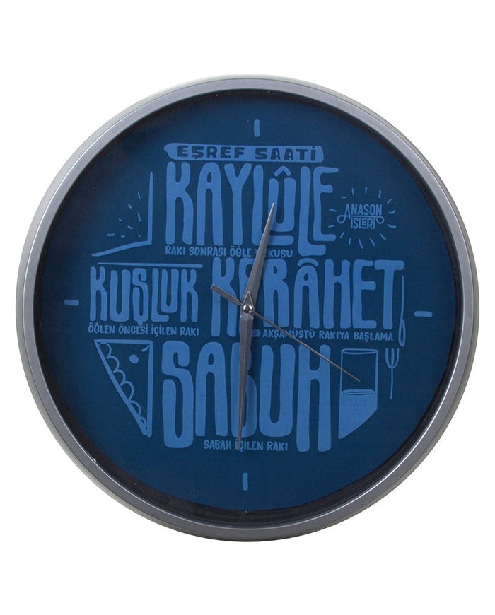 N73.Eşref Saati 29x29 cm Mavi