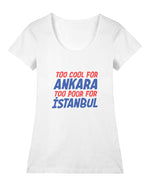 Too cool Geniş Yaka Tişört