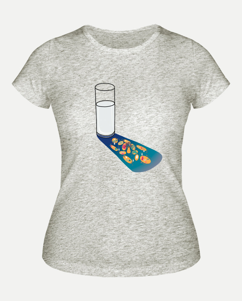 Kalabalık Yalnız Kadın Tişört